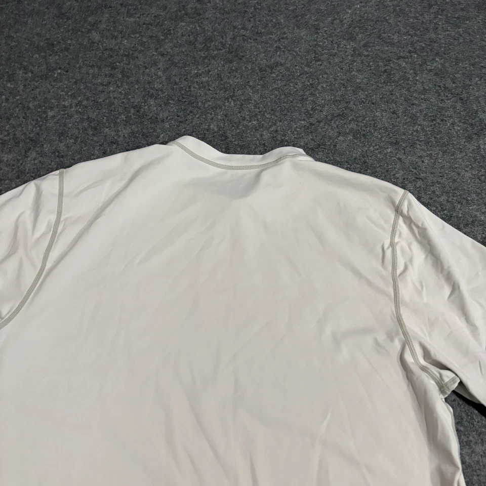 Camisa de tabla de manga corta Hurley protector contra erupciones talla mediana surf blanca Foto 4 de 4