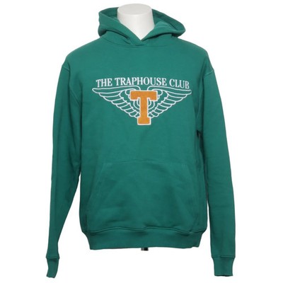 Trap House, Kapuzenpullover, Größe: M, Grün, Baumwolle, Print, Fleece #2DC