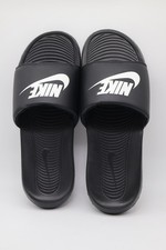 NIKE Victori One Slide Black/White-Black CN9675-002 Mens Size 13