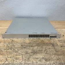 USED CISCO MERAKI MS320-24P-HW, Unclaimed Tested and Working