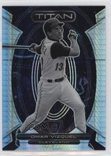 2023 Panini Chronicles Titan Hyper Prizm 31/75 Omar Vizquel #2 11ur
