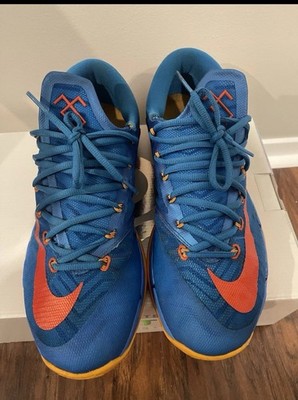 Nike KD 6 Elite Team Sneakers Kevin Durant 9.5 Blue/Orange | eBay