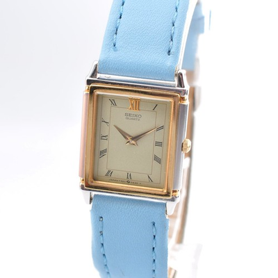 #ad SEIKO 7320 5680 Quartz Analog Watch Gold Women Watch w 11057 $120.00
