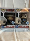 Funko Pop! Television Stranger Things Joyce #1254 & Hopper #1253 Funko Exclusive