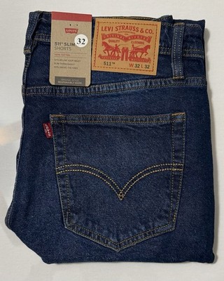 Levi s mens 511 Slim Fit Jeans Dark Wash Size 32x32 **Brand New**