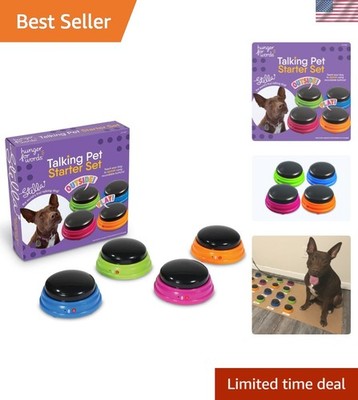 Durable Multicolor Talking Dog Buttons - Elevate Pet Communication and Bonding