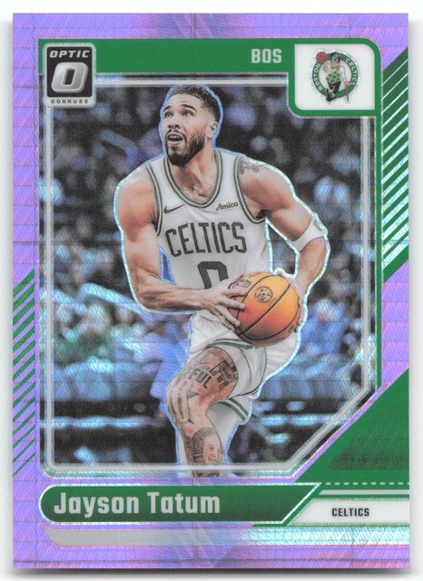 Jayson Tatum 2024-25 Donruss Optic Hyper Pink Celtics