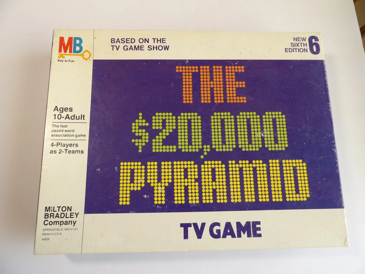 Pyramid Board Game In Vintage Manufacture Board & Traditional