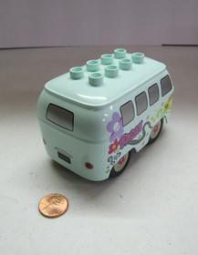 Lego Duplo Fillmore VW Minivan Bus Van Vehicle Flowers Design Hippie Car 5829 #2