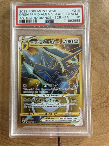 Origin Forme Dialga VSTAR graded PSA 10 for sale on eBay