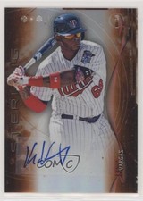 2014 Bowman Sterling Prospect Orange Refractor 44/75 Kennys Vargas Auto uk2