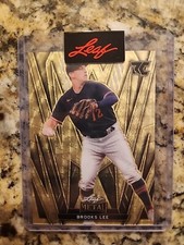2024 Leaf Metal Baseball BROOKS LEE Gold Vinyl Superfractor Proof TWINS RC # 1/1