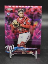 2018 Topps Chrome Pink Refractor - Raudy Read Rookie - 120  Washington Nationals