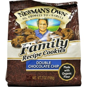Newman's own organics double chocolate chip Family recipe cookies (757645021241)