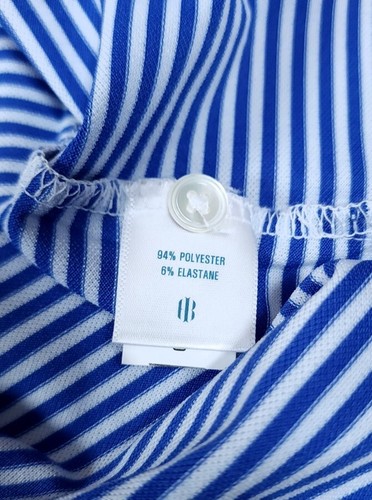 Holderness & Bourne Golf Polo Winslow Tech Blue Mens Large Tailored Fit - Picture 5 of 5