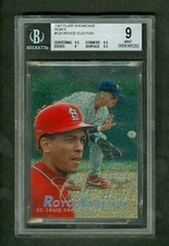 Royce Clayton 1997 Flair Showcase Row 0 #135 Cardinals Beckett Graded 9 MINT