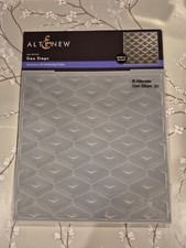 ALTENEW  "3D EMBOSSING FOLDER 6X6"  " GEO STEPS"  "NEW"