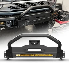 Front Bumper For 2021-2025 Ford Bronco Steel w/Radar Hole & Winch Plate NEW