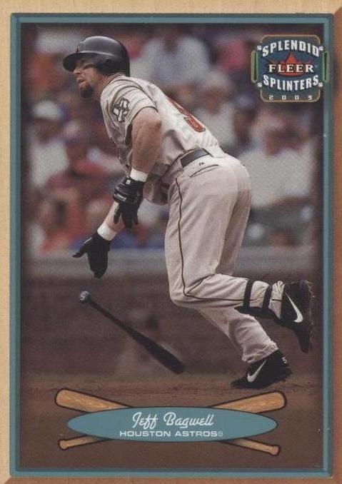 2003 Fleer Splendid Splinters - Jeff Bagwell #37 - 1 of 1