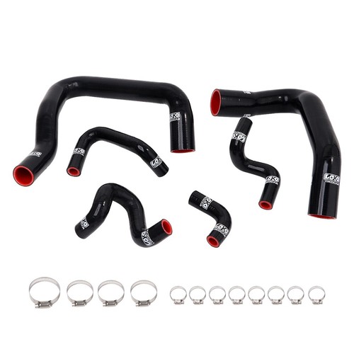Silicone Radiator Hose Piping Kit Fit For 1986-1993 Mustang GT LX Cobra V8/V6 MT - Picture 2 of 12