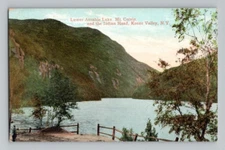 1910. LOWER AUSABLE LAKE. MT. COLVIN. KEENE VALLEY, NY. POSTCARD MM31