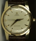 OMEGA Seamaster Automatic 14K Gold Waffle Honey Comb Dial 2577 SC 2520 Vtg Watch