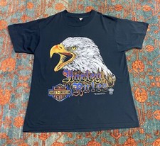 Vintage 1987 Harley Davidson Rules Eagle T shirt size XL 50/50 made in USA