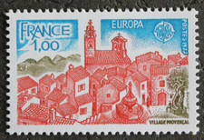 Timbre - FRANCE - EUROPA: village provençal - 1977 - Neuf ** - YT1928