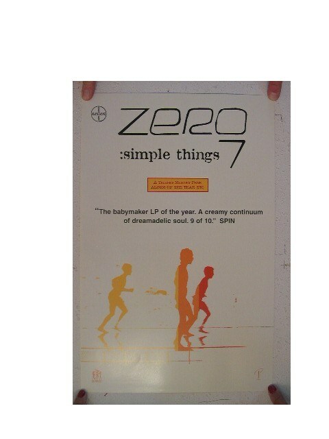 Zero 7 Poster Zero7 Seven Simple Things | eBay