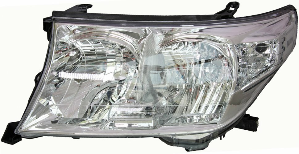 Phare avant gauche pour Toyota Land Cruiser 200 de 2007 à 2011 optique de remplacement halogène
