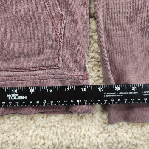 American Eagle Womens Lightweight Hoodie Quarter Zip Dual Pocket Size Small - Picture 3 of 9