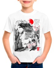 Gojira Ink Kinder T-Shirt japan monster nippo...
