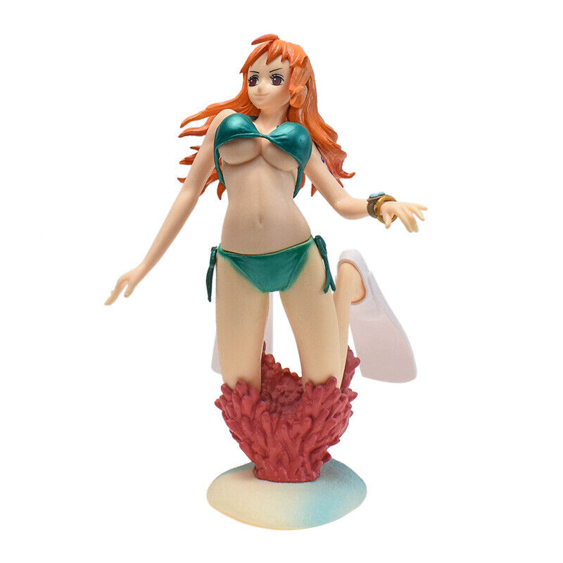 Anime One Piece Nami PVC Action Figure Model Collection Doll Xmas Kid Gifts  Toys