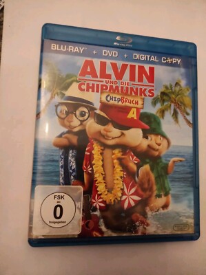 Alvin und die Chipmunks 3: Chipbruch (2011, Blu-ray) Animation, Kinderfilm FSK 0