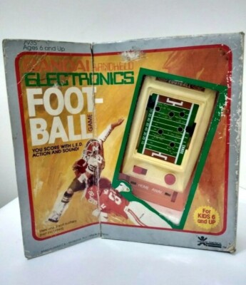 VINTAGE BANDAI AMERICA ELECTRONIC FOOTBALL GAME BOX JAPAN 1979