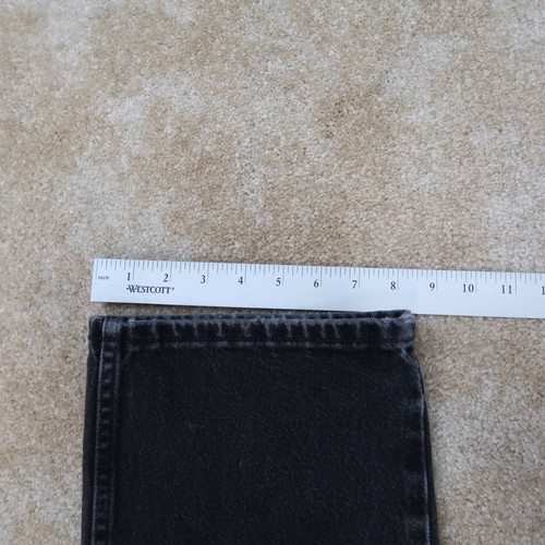 Wrangler Cowboy Cut 936WBK Jeans Men's 38x30 Black Denim Distressed western - 第 12/12 張圖片