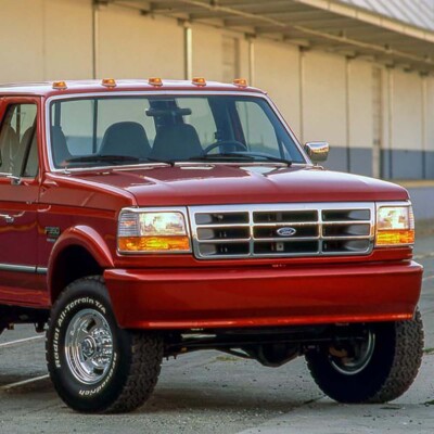 KBD Body Kits Front Stoßstange PU Für Ford F150 F250 F350 Bronco 92-96