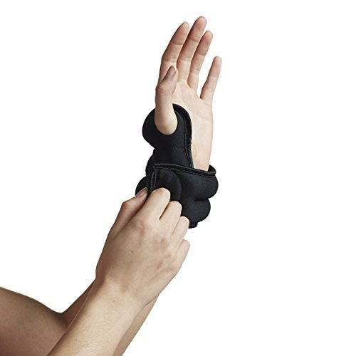 Wrist Weights 2 Lb Weighted Workout Gloves Set Strength Training Black - Picture 2 of 8