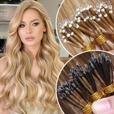 THICK 1G Nano Rings 100 REAL Human Remy Hair Extensions Micro Loop Ring Bead
