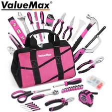 VALUEMAX 219Piece General Basic Home Tool Set w/13''Large Mouth Opening Tool Bag