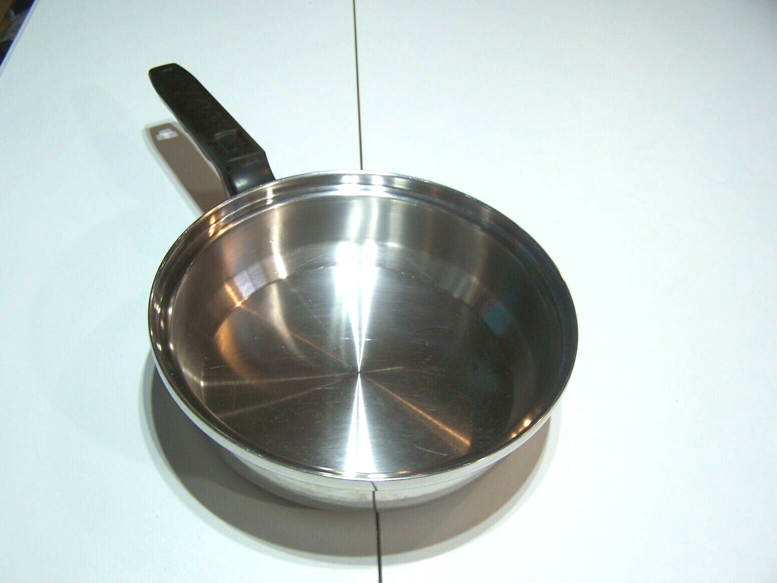 Vtg Kitchen Craft Skillet Sauce Pan West Bend T304 Stainless 5 Ply