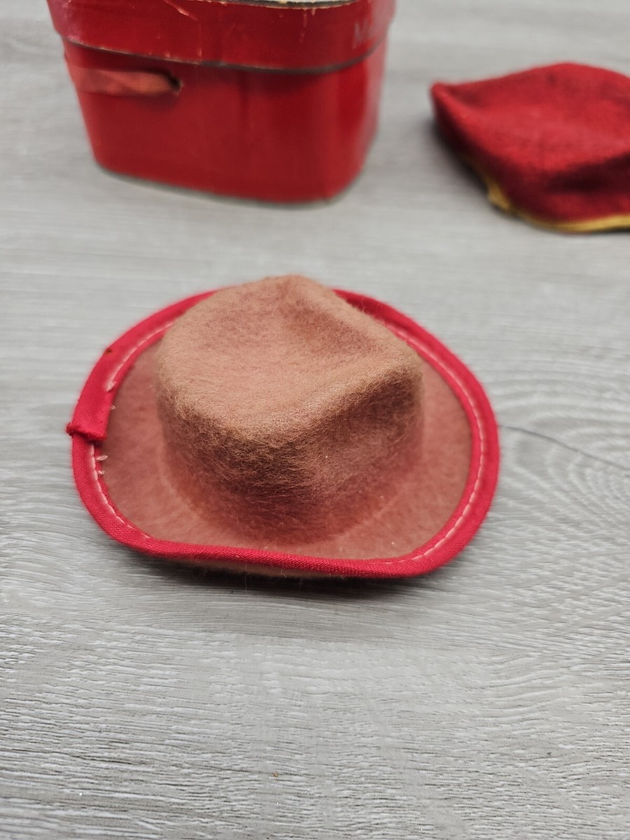 帽子 50s VINTAGE Mallory Twenty 7 5/8 61cm Vintage 1950's Mallory Hats Box 2 Hats, Miniature Salesman