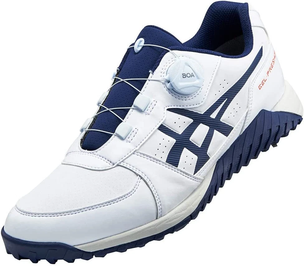 ASICS Golf Shoes GEL-PRESHOT BOA Soft Spike Wide 1113A003 White US8.5(26.5cm)