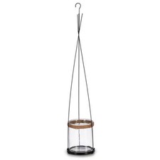 Windlicht Glaszylinder Hängelaterne, 15,5 x 85,5 cm