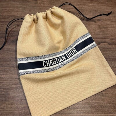 DIOR Novelty Folding Fan Drawstring Set Pouch Drawstring Width 23