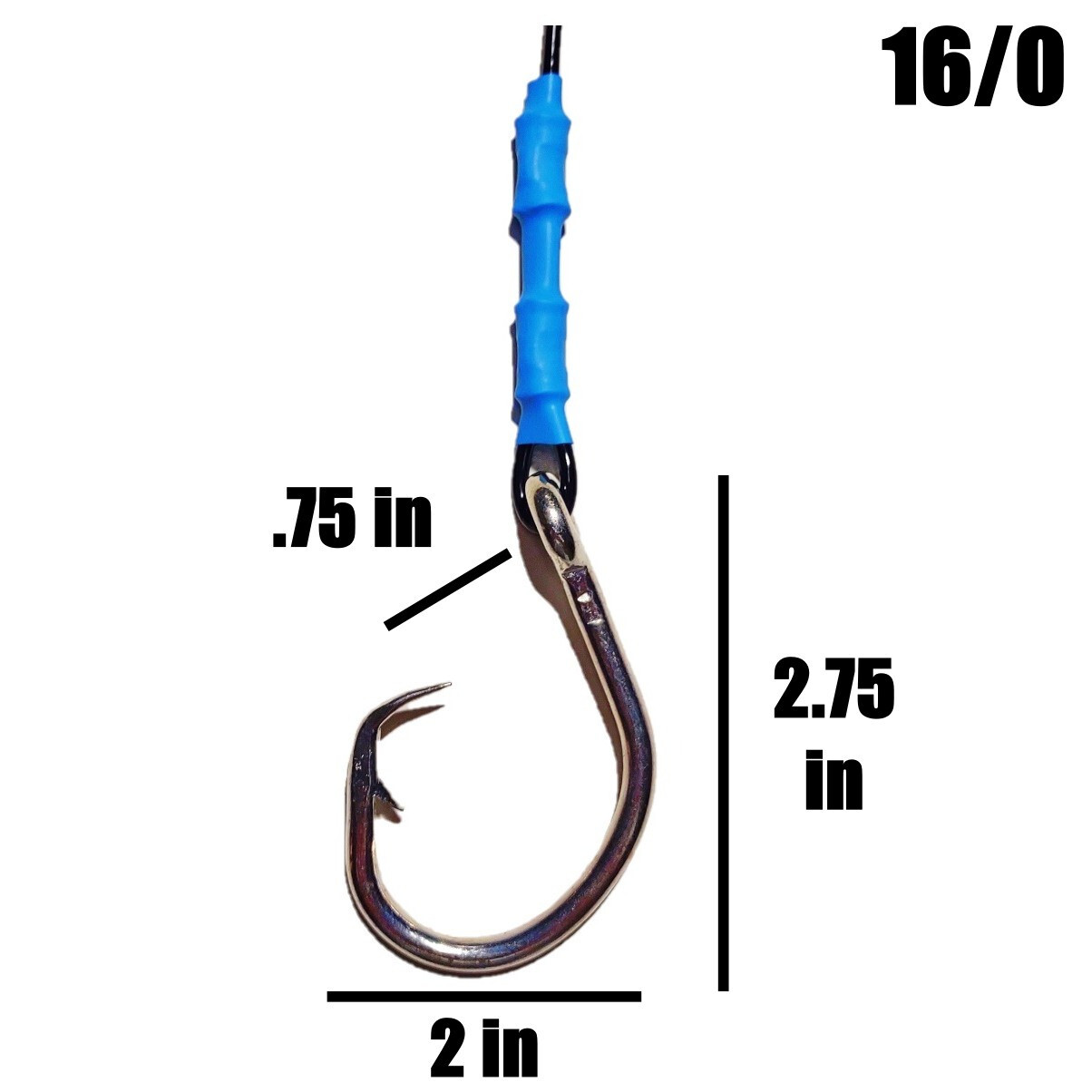 3rd Coast Fishin and Tackle 4 foot Cable Fishing Leader 16/0