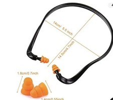 Banded Earplugs for Shooting Range Band Ear Plugs Lightweight Silicone 3