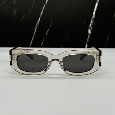 NEW SAINT LAURENT SL697 003 CLEAR GRAY UNISEX SUNGLASSES SAINT LAURENT SL 697 m_66c3f2e29a76ef9d6f1d89d5.jpg main image 3