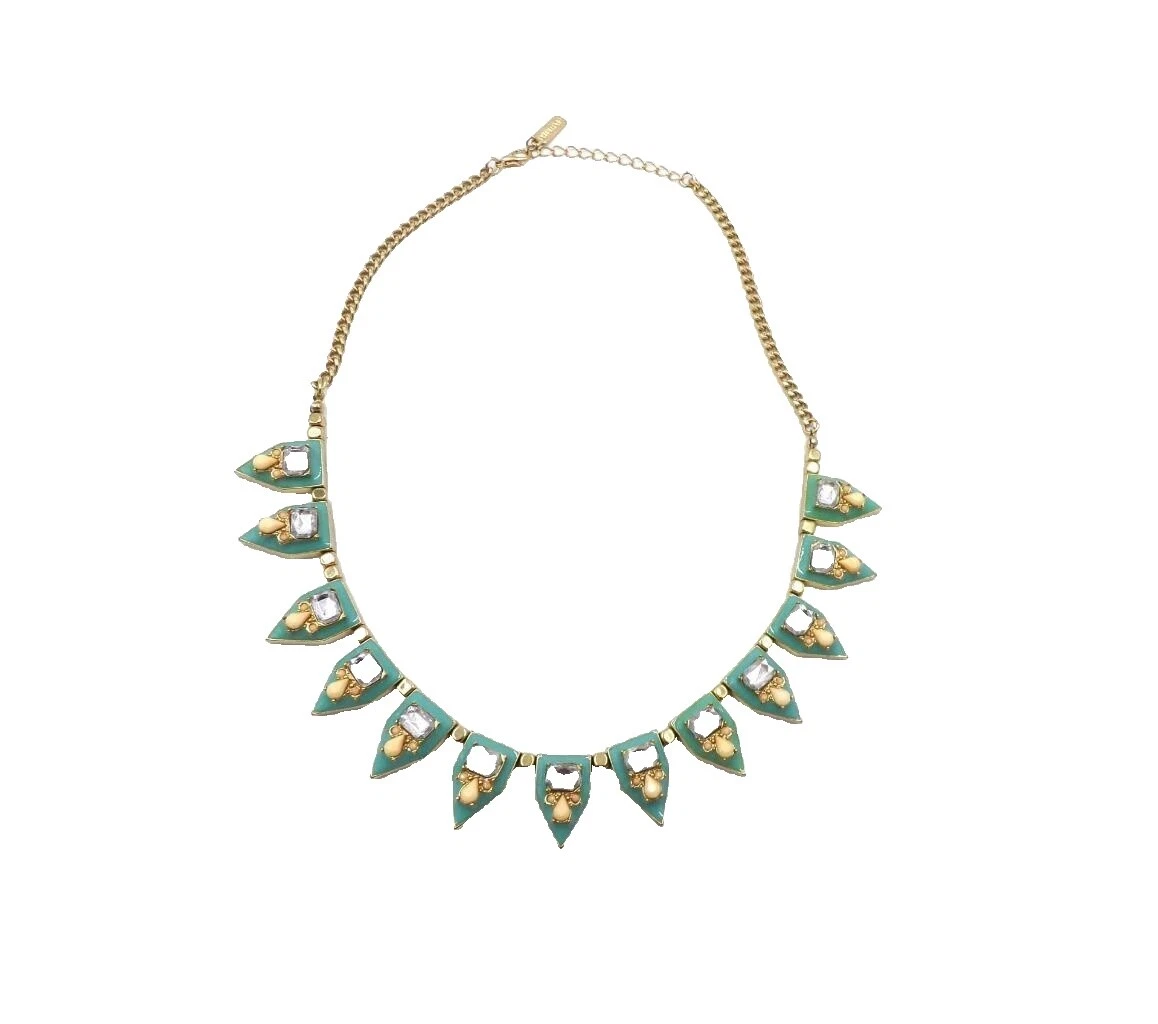 Gargantilla de cristal BaubleBar collares y colgantes de moda