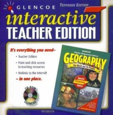 Glencoe Geography: Interactive Teacher Edition PC MAC CD help teach class lesson